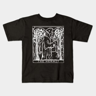 The Hermit, Tarot, Astrology, Pagan, Witchy, Goth Kids T-Shirt